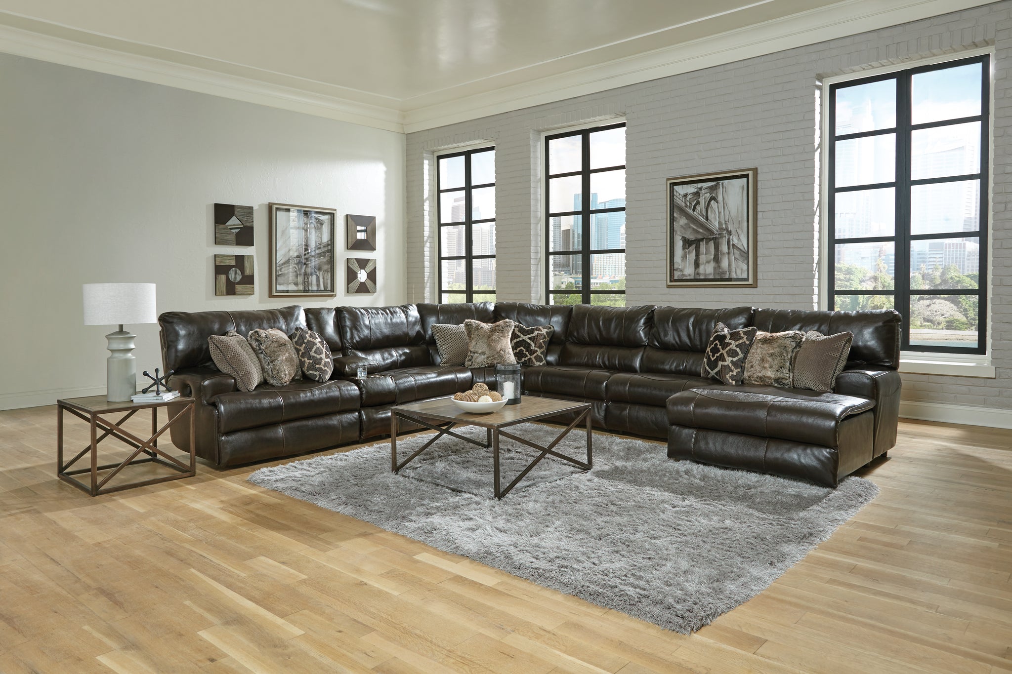 Como Modular Sectional (Chocolate) – Midwest Furniture Liquidators