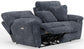 Paxton Deep Seat Reclining Sofa-Loveseat & Chair with USB