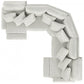 Majesty 3pc Reclining Sectional