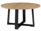 Magnolia 54-inch Round Dining Table & Chairs