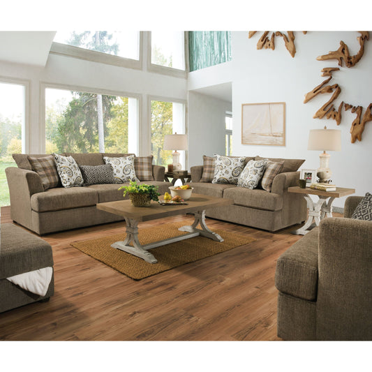 8009 STATIONARY SOFA AND LOVESEAT