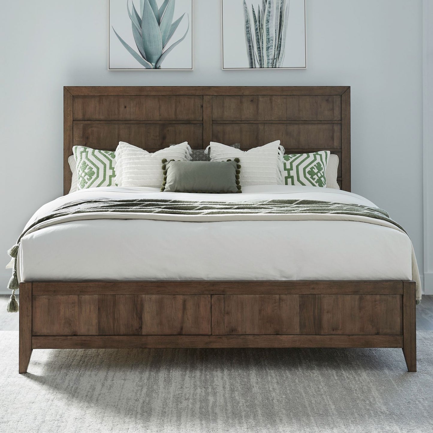 Shaker Lakes Queen Bed-King Bed-Dresser-Mirror-Chest