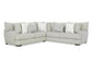 Tweed Silver 2 Piece Sectional (LAF/RAF SOFA & LAF/RAF LOVESEAT)