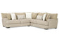 Tweed Toast 2PC Sectional LAF/RAF SOFA & RAF/LAF LOVESEAT