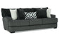 Tweed Gunmetal Sofa, Loveseat & Chair