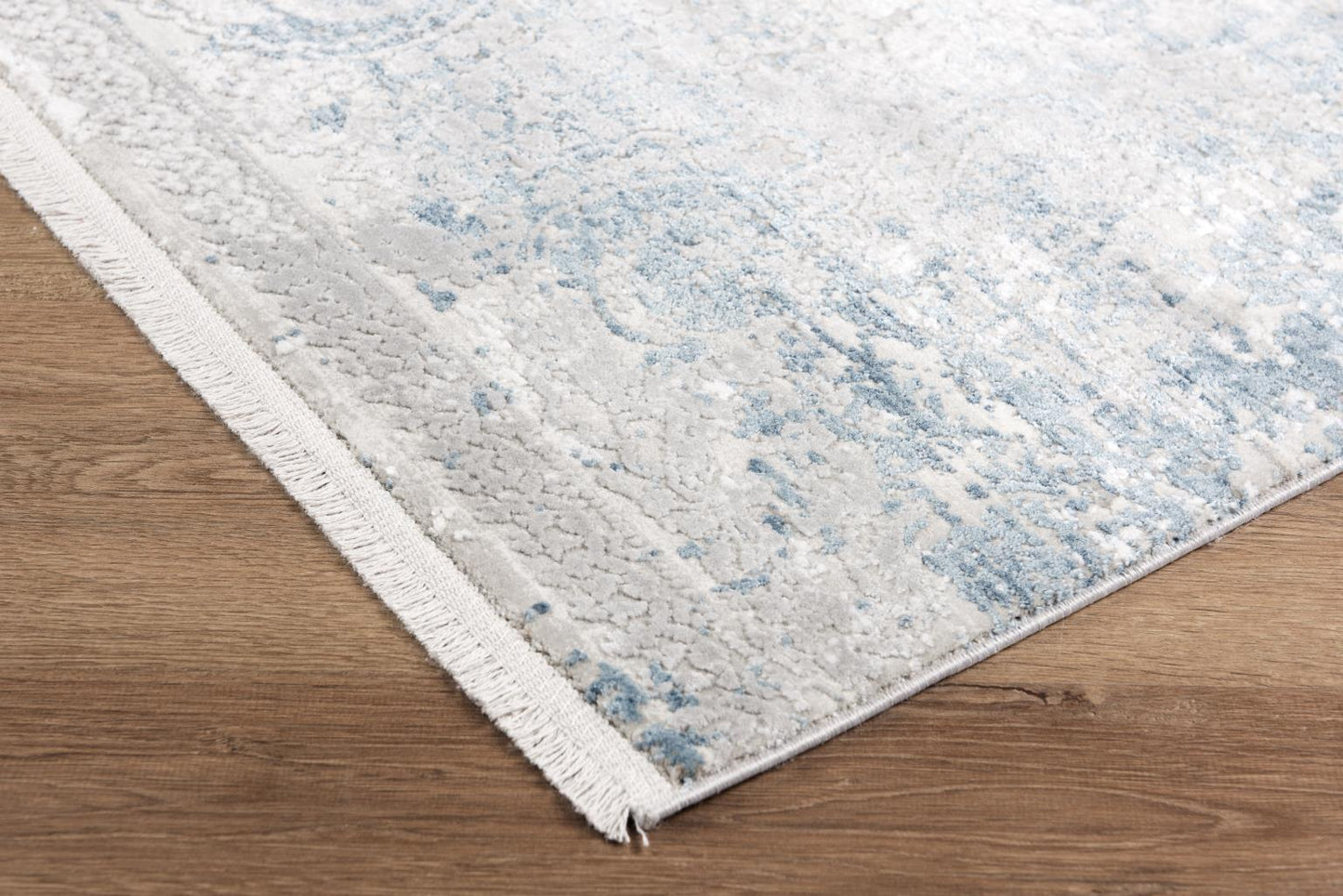 ANDROS RUG COLLECTION (AD06)(blue brown cream & white)