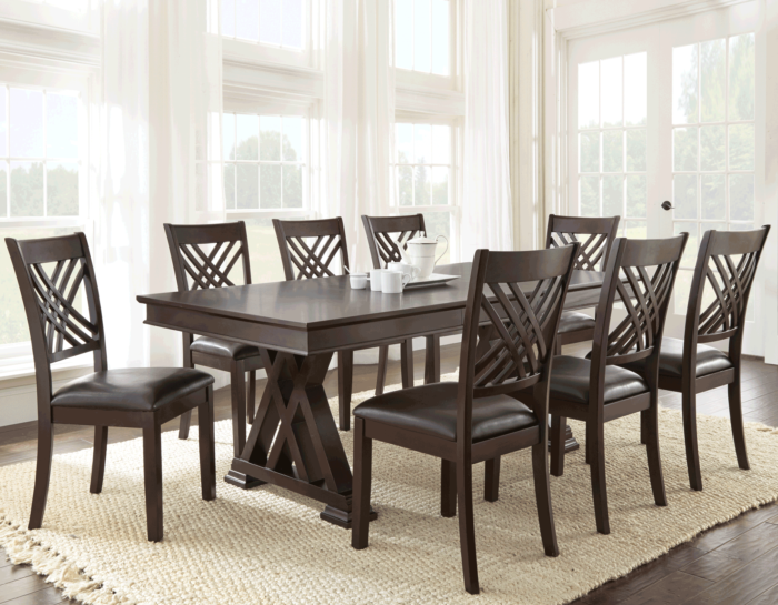 Adrian Table & Side Chairs (60-78 Table Top Size)