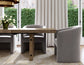 Atmoris Dining Table & Upholstered Chairs