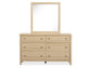 Merrifield Sandstone Bed-Dresser-Mirror-Chest & Nightstands