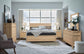 Merrifield Sandstone Bed-Dresser-Mirror-Chest & Nightstands