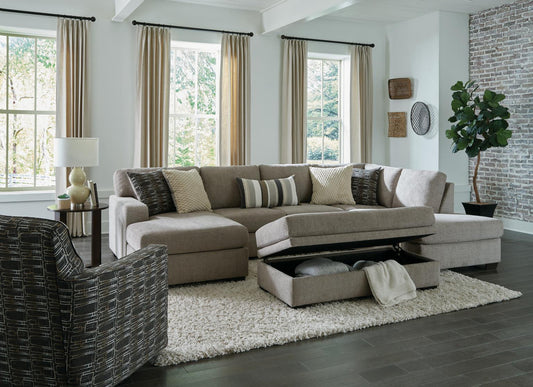 Bri Pewter 2pc Sectional