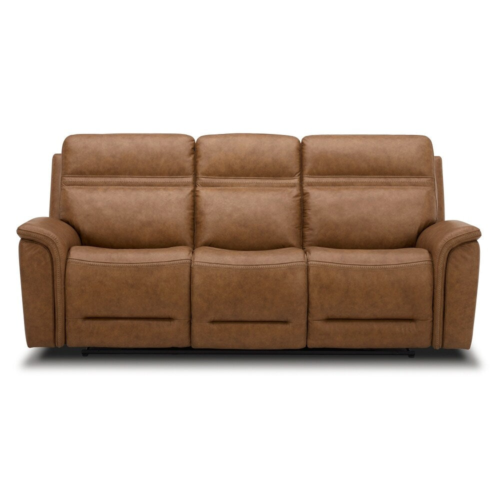 Cooper Camel Leather Power Reclining Sofa & Loveseat