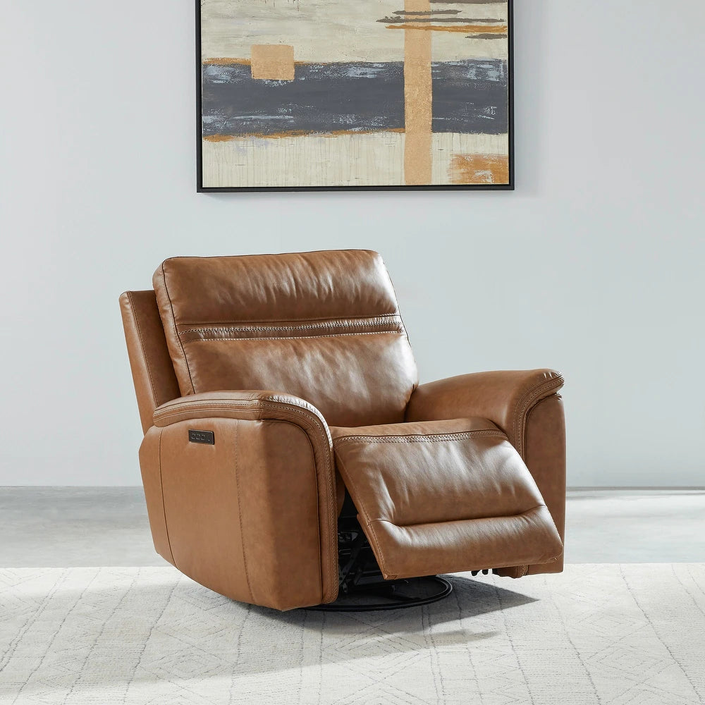 Cooper Leather Power Recliner