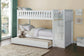 Galen Twin over Twin Bunk Bed with Storage Staircase
