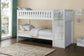 Galen Twin over Twin Bunk Bed with Storage Staircase