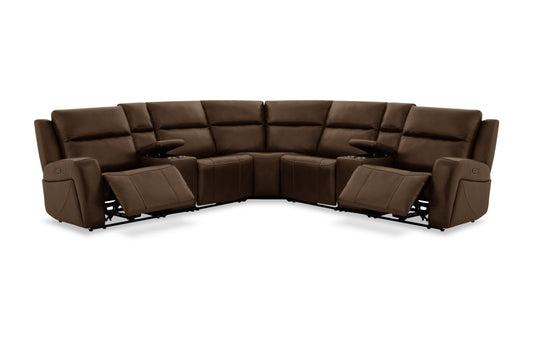 7PC TOP GRAIN LEATHER MATCH