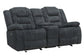 BOLTON - MISTY STORM MANUAL DUAL RECLINING SOFA & LOVESEAT