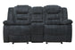 BOLTON - MISTY STORM MANUAL DUAL RECLINING SOFA & LOVESEAT