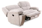 BUSTER - OPAL TAUPE MANUAL DUAL RECLINING SOFA & LOVESEAT