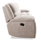 BUSTER - OPAL TAUPE MANUAL DUAL RECLINING SOFA & LOVESEAT