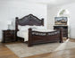 Monte Carlo Queen or King Bed-Dresser-Mirror-Chest-Nightstand-Media Chest