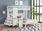 White Bunk Bed