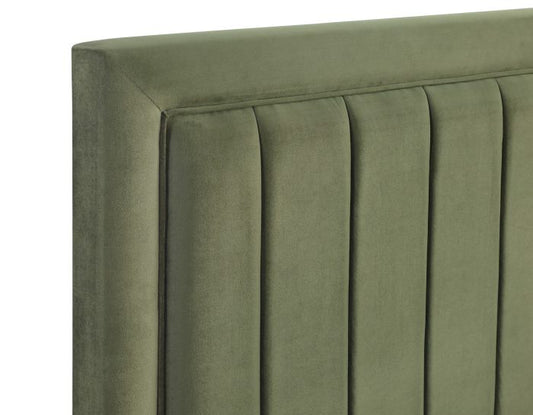 Jade Green Velvet Queen/Full Headboard