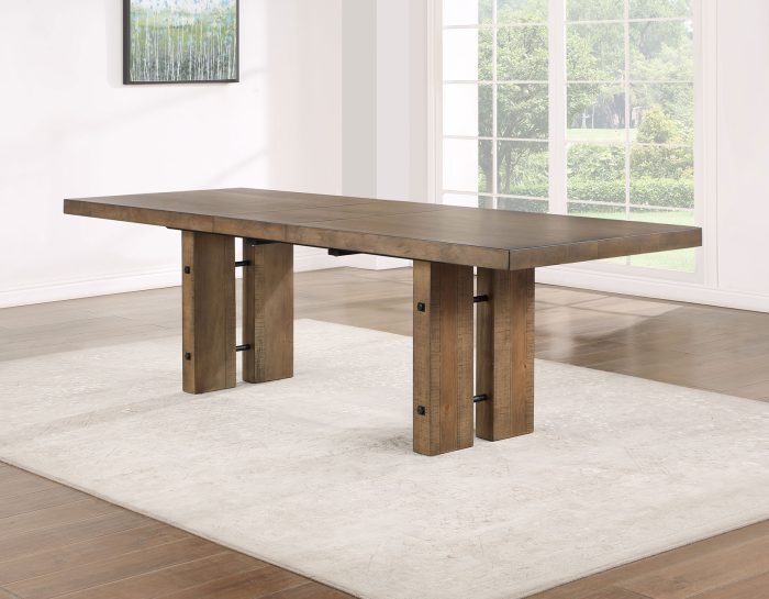 Atmoris Dining Table & Upholstered Chairs