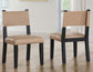 Aubrey Black 78-96″ Dining Table & Chairs (78-96" Table Top w/18-inch Leaf)