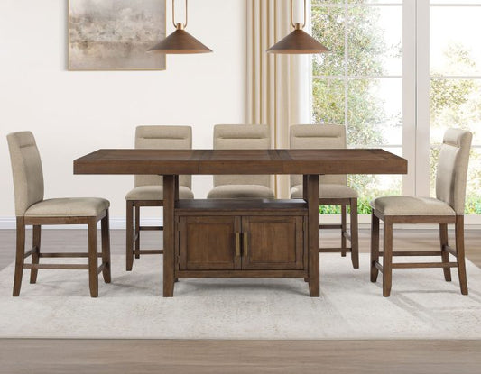 Garland Counter Dining Table & Chairs (60-80" Counter Table with 20" Leaf)