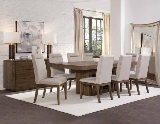 Garland Dining Set Table &  Side Chairs (70 - 88-inch Table Top w/18-inch Leaf)