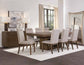 Garland Dining Set Table &  Side Chairs (70 - 88-inch Table Top w/18-inch Leaf)