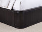 Henry Reeded Queen Bed-King Bed-Chest-Nightstand-Dresser-Mirror Espresso Finish