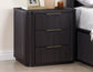 Henry Reeded Queen Bed-King Bed-Chest-Nightstand-Dresser-Mirror Espresso Finish