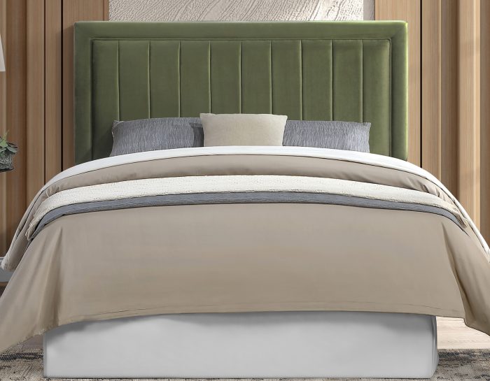 Jade Green Velvet Queen/Full Headboard