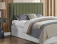 Jade Green Velvet Queen/Full Headboard