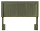 Jade Green Velvet Queen/Full Headboard
