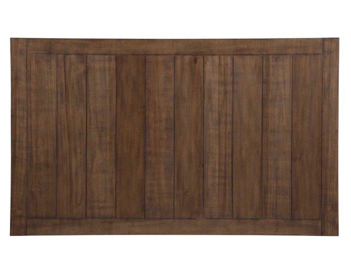 Joanna 6-Piece Dining Set, Brown (59.5" 4-Drawer Dining Table)
