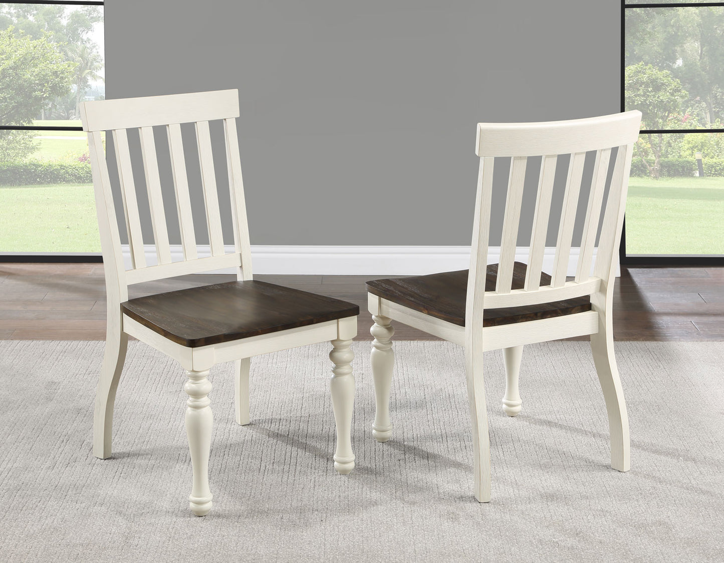 Joanna 6-Piece Dining Set (Table, Bench & 4 Side Chairs)