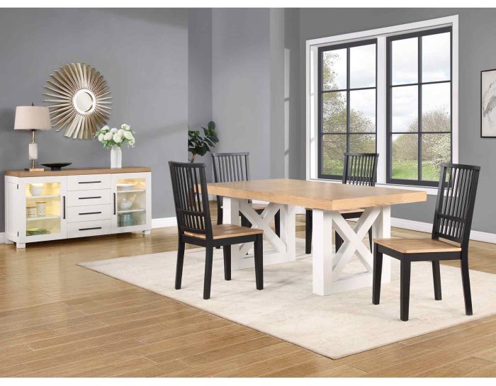 Magnolia 7-Piece 72-108-inch Dining Set (Table & 6 Side Chairs)