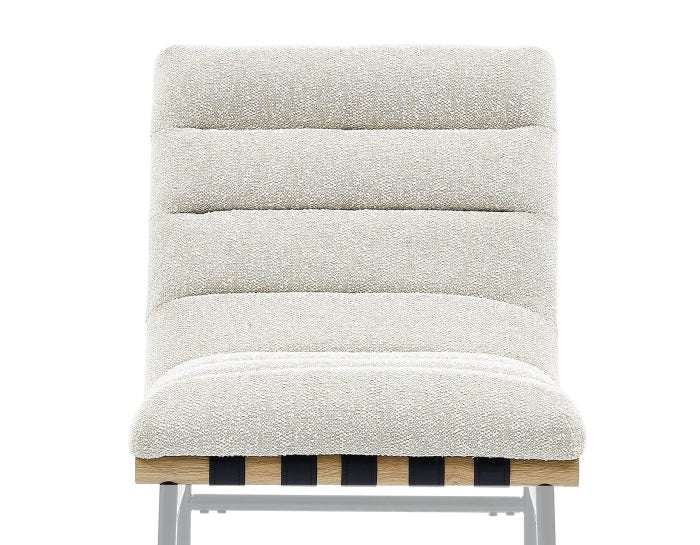 Nicco 30"-inch Eggshell Bar Chair