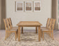 Sommerset Dining Table 64-96″ Ladder Back Chairs