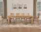 Sommerset Dining Table 64-96″ Ladder Back Chairs