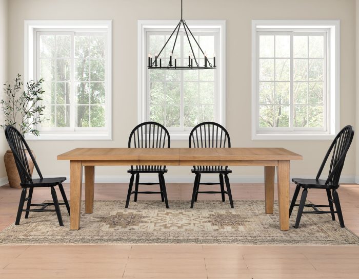 Sommerset Table 64-96″ Windsor Dining Chairs