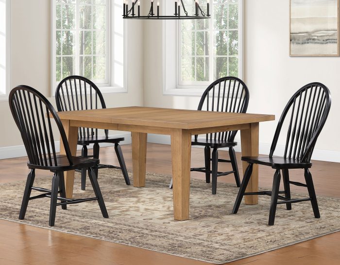 Sommerset Table 64-96″ Windsor Dining Chairs