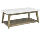 Vida Marble Top 3-Piece Table Set