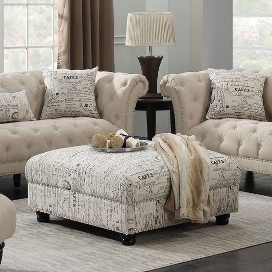 Script Sofa, Loveseat, Ottoman & Chaise