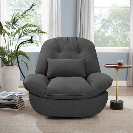 New Game Chair Recliner with USB Port & Phone Holder (Charcoal)