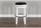 Carriage House Swivel Bar Stool with Cushion Seat