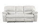 Cheers Sanibel Stone Leather Match Dual Power Reclining Sofa & Loveseat